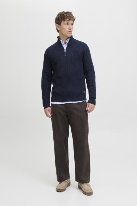 Jack & Jones jjpannel knit half zip aw25